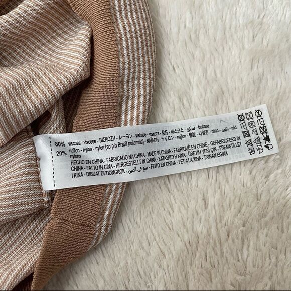 Nwt Zara Striped Tank Top Size Small - Picture 11 of 11